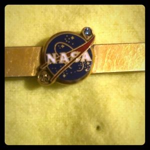 Vintage 10k NASA years of service tie clip
